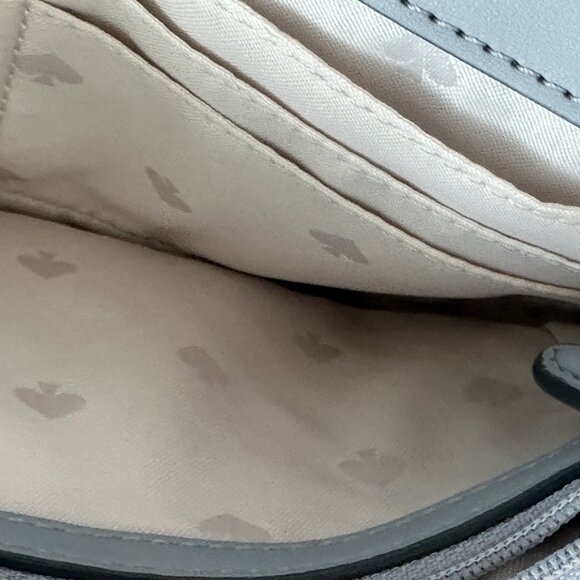 Kate Spade Natalia Flap Turnlock Crossbody Bag In brushed Steel NWT/shopping Bag - Picture 12 of 16